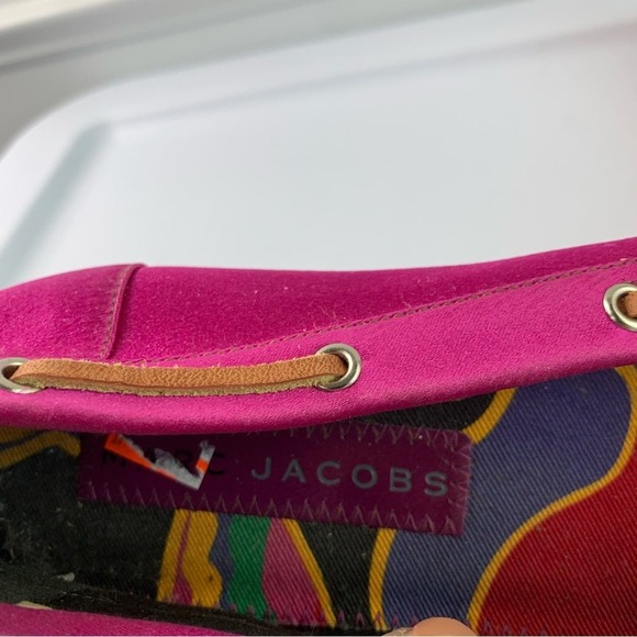 Marc Jacobs pink satin loafers size 38 vintage y2k - Picture 3 of 5